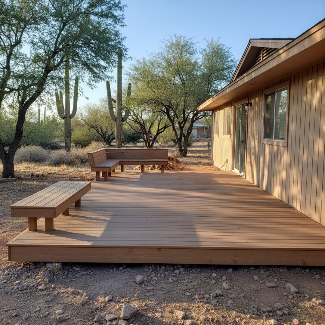 Deck Demolition & Removal completed by Aim High Deck Co in San Tan Valley, AZ