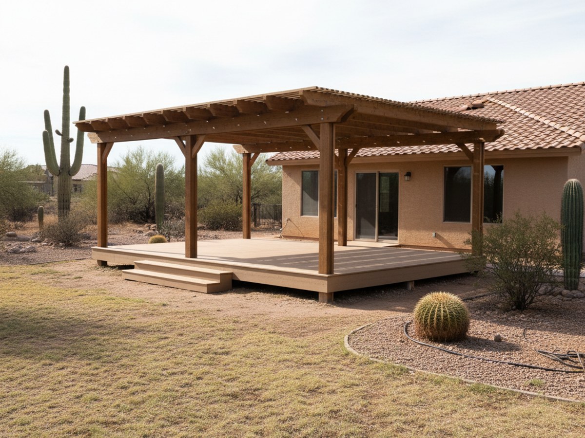 Deck Installation completed by Aim High Deck Co in Fountain Hills, AZ